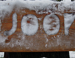 27 / 28 december 2014 eerste sneeuw in De
                          Voortuin Bennekom 