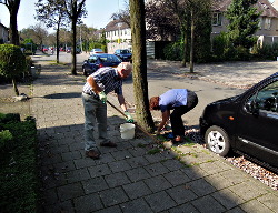 Burendag 27 september 2014 Voortuin
                          Bennekom