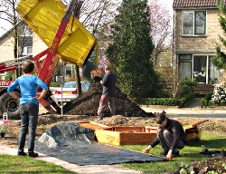 Extra goede grond voor de tuin