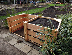 De nieuwe compostbak