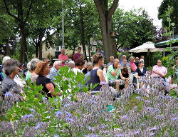 Tuinconcert van blaaskwintet Pentamuse in
                          Voortuin Bennekom 27 juni 2015